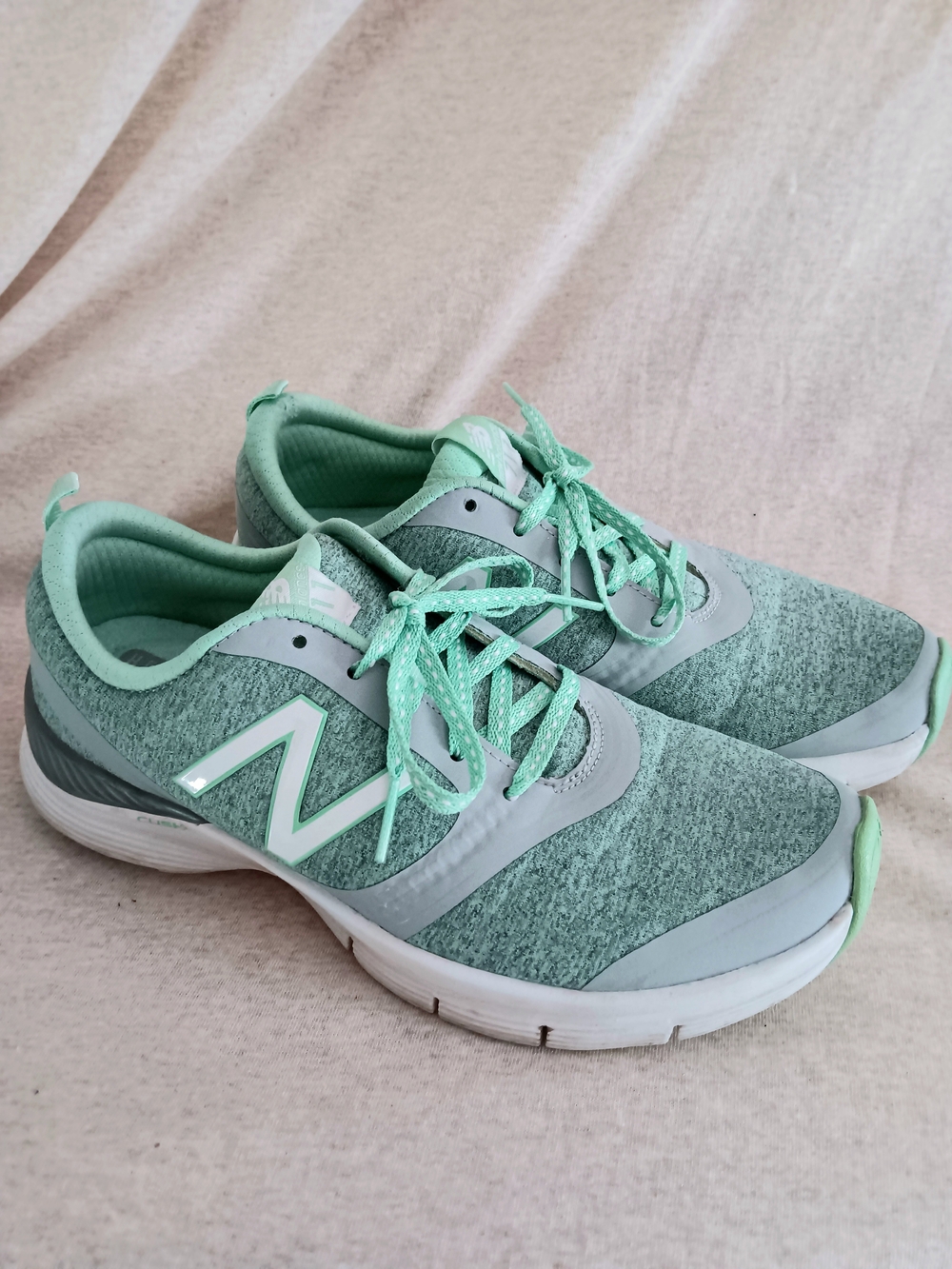New Balance 711 Women's Size 6.5 Mint Green Gray Cross Training Shoes WX711HI